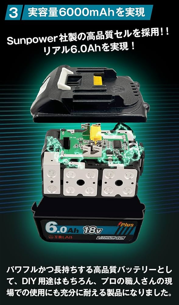 Makita - makita　18v  6Ah  残量ゲージあり マキタ マキタ[makita]18V-6.0Ah バッテリ BL1860B/純正（残容量